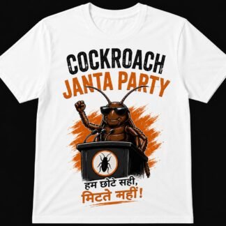 Cockroach Janta Party White T-Shirt